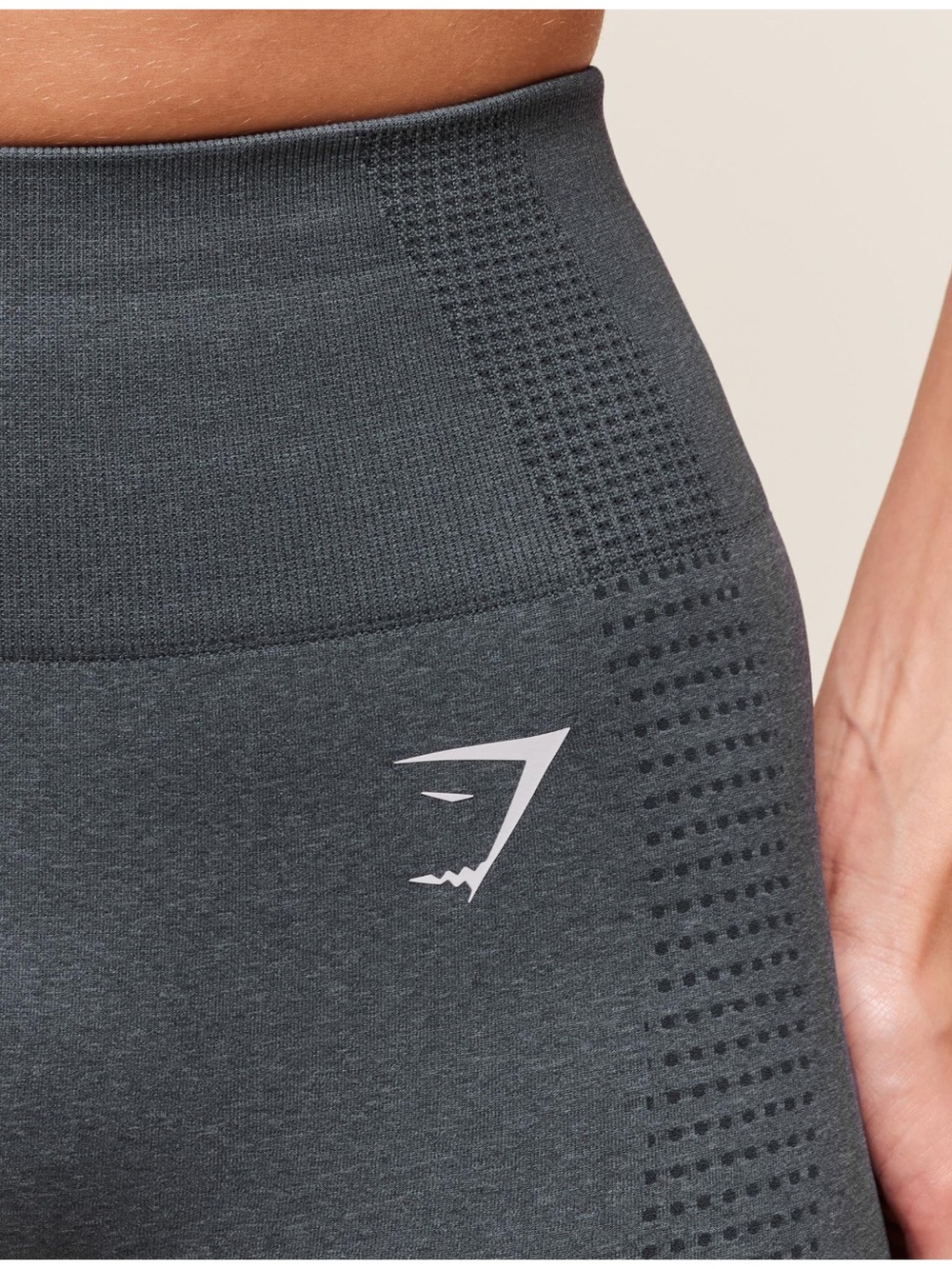 Gymshark Womens Vital Seamless 2.0 Leggings — Strong Grey Marl Sz Small